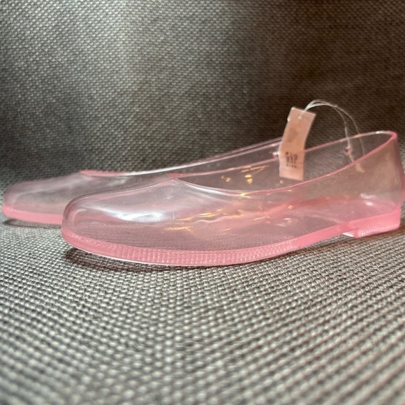 GAP KIDS pink ballet flat jelly shoe slip on flat dress play shoes. NWT. Size 13 - Picture 12 of 15
